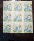 Alice in wonderland blotter art
