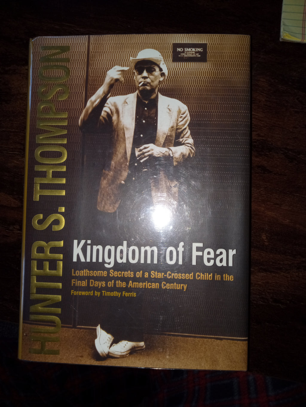 Hunter S Thompson autographed book